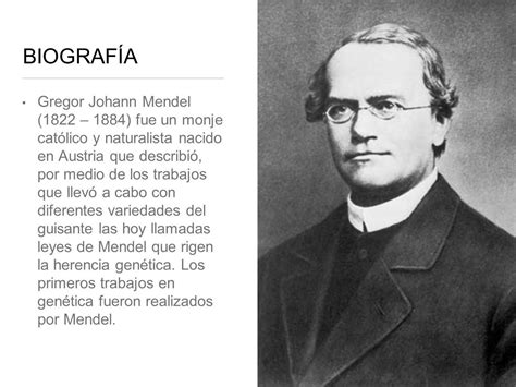 Gregor Mendel Biografia Corta Dinami