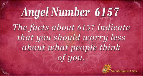 Angel Number 6157 Meaning Just Be Yourself Sunsignsorg