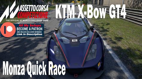 Assetto Corsa Competizione Acc Quick Race Ktm X Bow Gt Setup At Monza