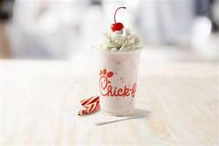 Craving Satisfied Chick Fil A Brainerd Roads Signature Peppermint Chocolate Chip Milkshake