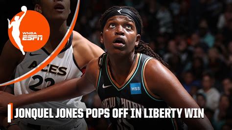 Jonquel Jones Dominates In Libertys Game 4 Win 😤 Wnba On Espn Youtube