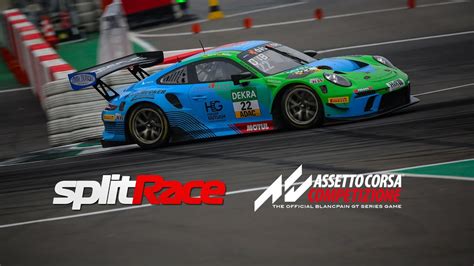 Min Silverstone Splitrace Assetto Corsa Competizione Youtube