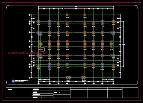 Denah Rencana Pondasi Tiang Pancang Dwg Imagesee Vrogue Co