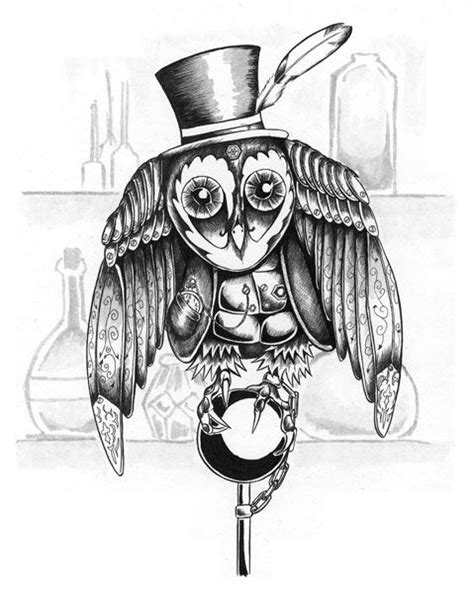 For Dq Games Clockwork Owl Owl Images Owl Owl Tattoo