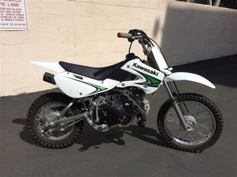 The klx®110 is a great motorcycle for a new rider who is looking to experience dirt for the first time. Kawasaki Klx110 motorcycles for sale in California