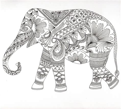 éléphant Coloriage Beau Photographie Elephant Mandala Coloring Book