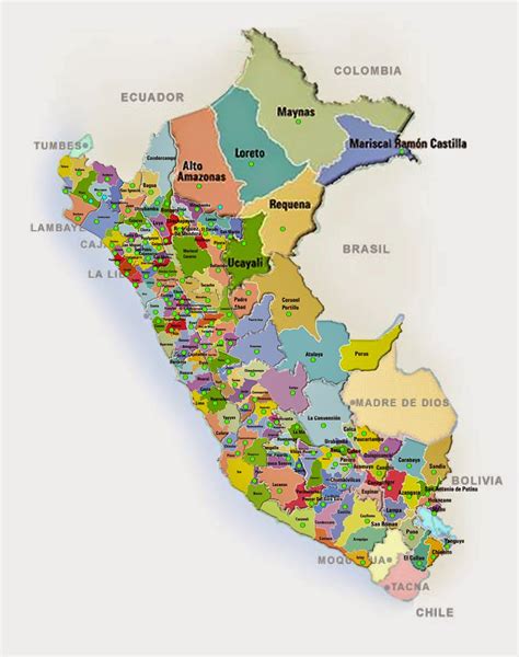 Peru Mapas Geográficos Do Peru Enciclopédia Global™