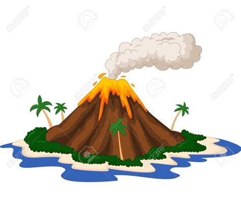 Volcano Ash Clipart Volcano Erupt