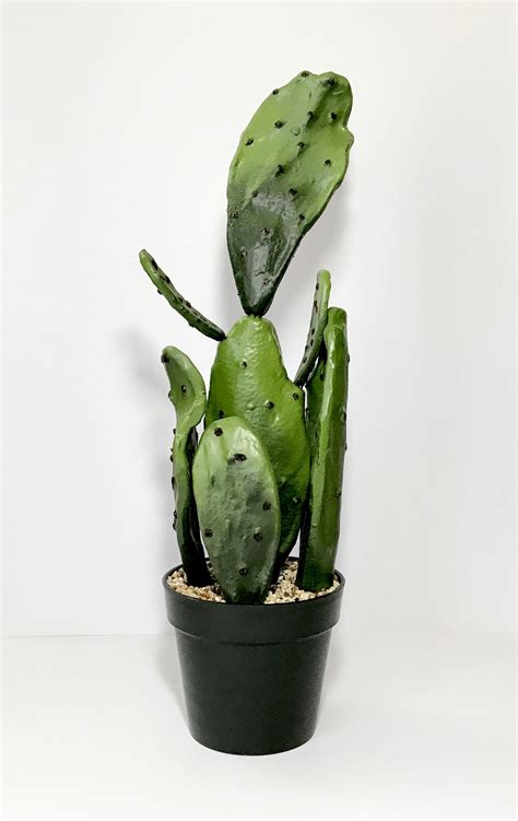 Whether you want inspiration for planning cactus garden or are building designer cactus garden from scratch, houzz has pictures from the best designers explore the beautiful cactus garden photo gallery and find out exactly why houzz is the best experience for home renovation and design. Artificial Cactus Faux Succulent Large Potted House Plant ...