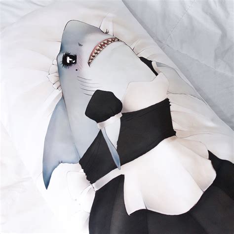 Sexy Shark Dakimakura Body Hug Pillow Case Double Sided Etsy