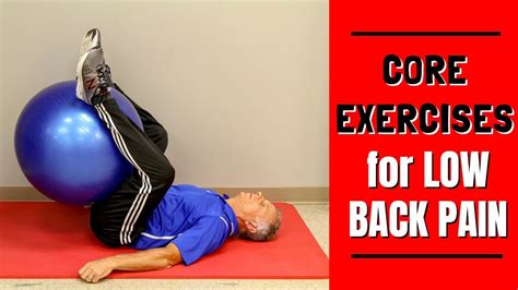 Best Abdominal Core Exercises To Do With Low Back Pain Youtube
