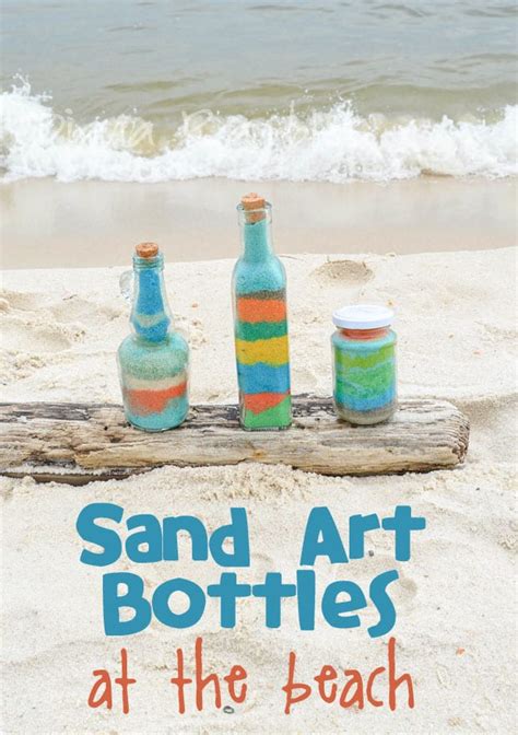 Claude monet is well known for his beautiful water scenes! Create Colorful Sand Art Bottles using Sand at the Beach