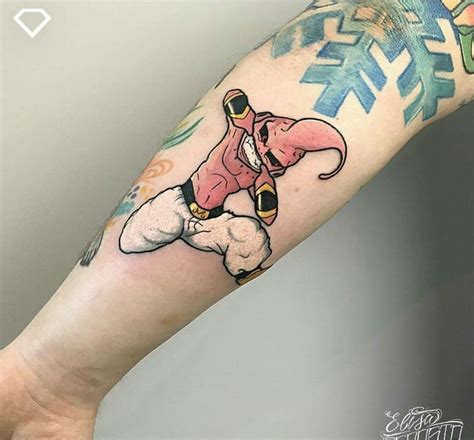 Tattoo johnny is the best place to find the largest variety of professional tattoo designs. Kid Buu Tattoo. | Z tattoo, Dragon ball tattoo, Dbz tattoo