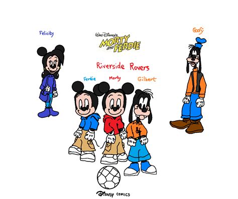 disney comics morty fieldmouse and ferdie fieldmouse and gilbert goof riverside rovers