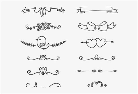 Decoración otoñal con hojas de árboles. Decorative Lines Png - Decoracion De Hojas De Cuaderno ...