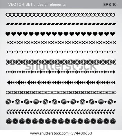 Maybe you would like to learn more about one of these? Design Line Horizontal Elements Stock Vector 587173862 ...