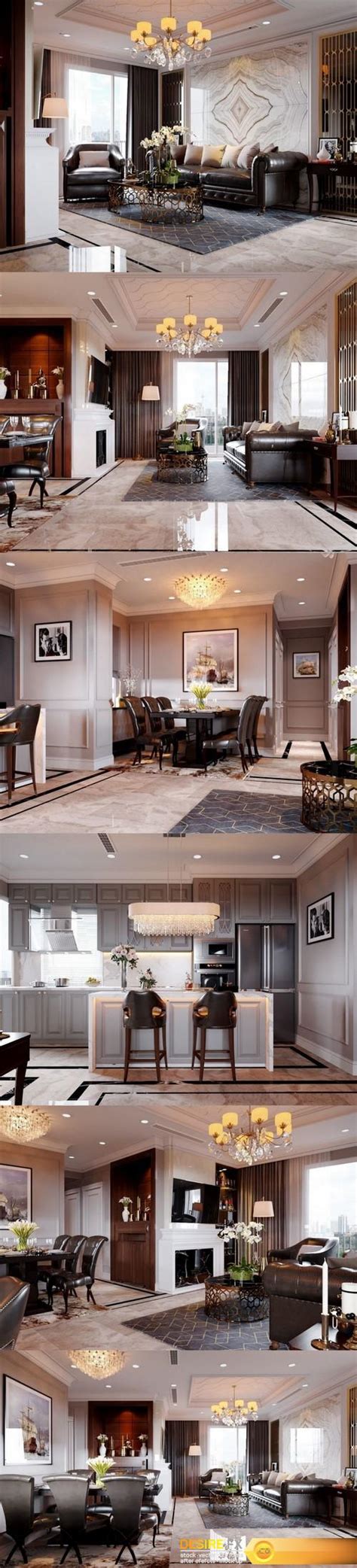 Desire Fx Cgtrader Luxury Apartment Design 2 3d Model