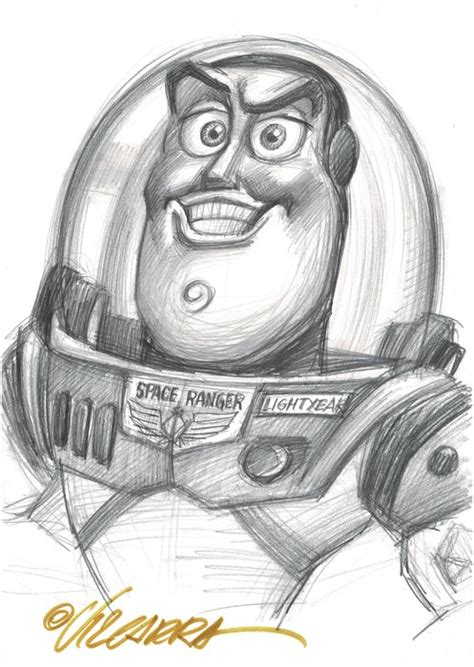 Buzz Lightyear Toy Story Original Sketch Joan Catawiki