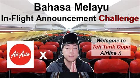 Bahasa kroasia untuk bisnis dapatkan akses ke pelajaran bahasa kroasia spesial yang dibuat untuk bisnis anda. Announcement Pramugari Bahasa Malaysia - Passenger Tries ...