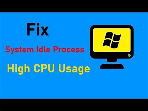 System Idle Process High Cpu Usage Fix Artofit