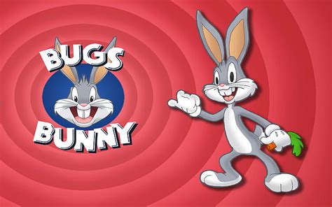 Bugs Bunny Rabbit Con Dibujos Animados De Zanahoria Para Niños Fondos