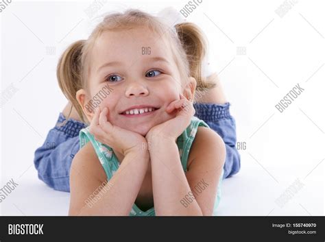 Little Girl Laughing Image And Photo Free Trial Bigstock