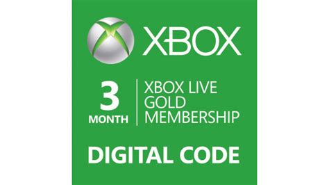 We usually see three month xbox live gold memberships going for between $20 and $25 / £15 and £20, so if you spot a price lower than this in our price. 3-Month Microsoft Xbox 360/ONE Live Membership Gold Card code DIGITAL /n - Prepaid Gaming Cards