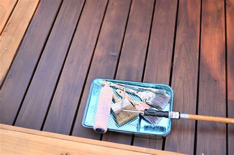 How I Stained Our Deck with Sherwin-Williams | SG Style