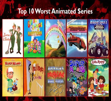 Top 10 Worst Animated Series Part 9 By Perro2017 On Deviantart