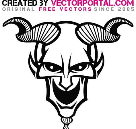 Face Of The Demon Vector Eps Uidownload