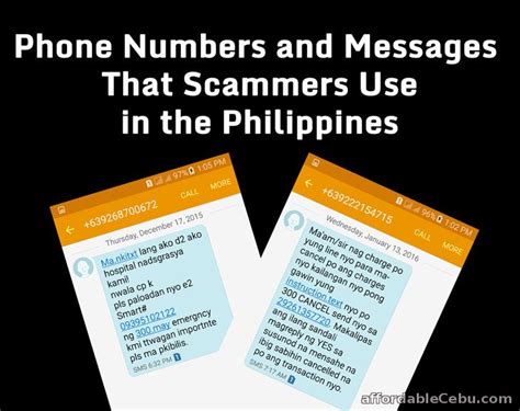List of Phone Numbers Scammers Use in the Philippines ...