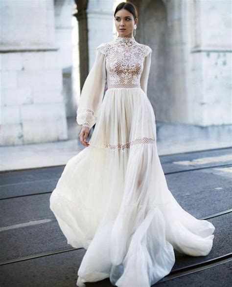 Lace Wedding Dresses Turtleneck Wedding Dress Bridal Dresses Lace