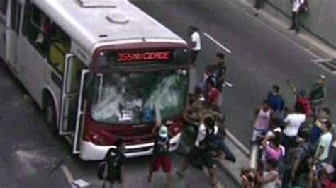 More Protests Across Brazil Over Poor Public Transport Bbc News