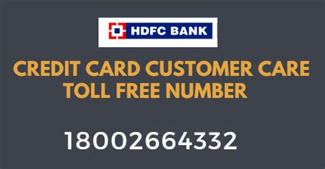 These numbers are not toll free and carrier charges may apply. HDFC Credit Card Customer Care Toll Free Number