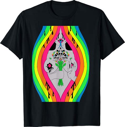 Psychedelic Abstract Nude Art Lsd Hippie Trippy Gift Idea T Shirt Minaze