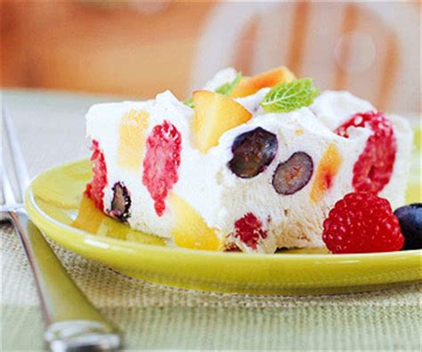 Desserts for diabetics is just about the image we ascertained on the internet from reliable creativity. Peach-Berry Frozen Dessert | Diabetic Living Online
