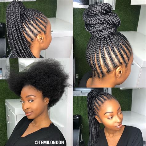 Feed In Braids Ponytail Styles