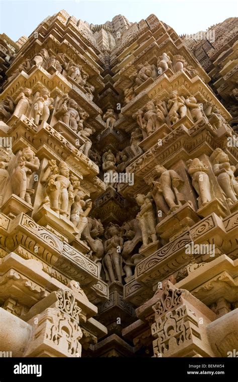 Khajuraho Western Temples India Stock Photo Alamy