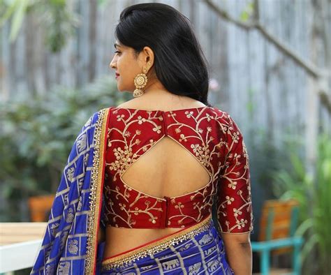 Latest Pattu Saree Blouse Back Neck Designs Trending Blouse Back