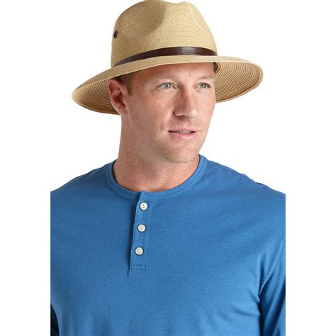 Coolibar Upf 50 Mens Smartstraw Packable Golf Hat