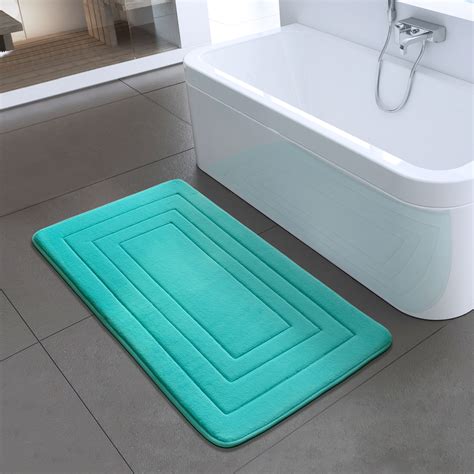 Bath Mat Bathroom Bedroom Non Slip Mats Foam Rug Shower Carpet For