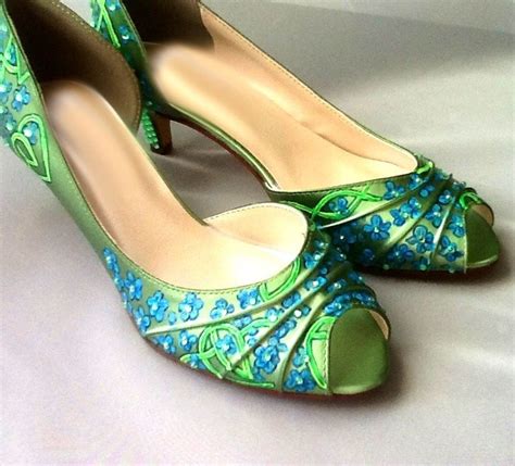 Emerald Green Wedding Shoes Emerald Green Shoes By Norakaren Emerald