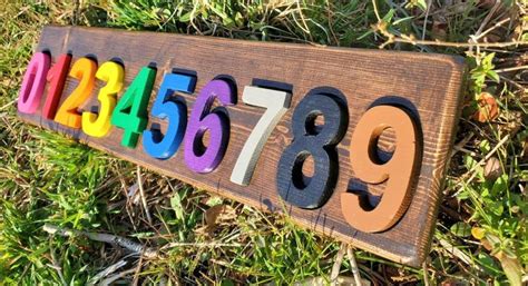 Chunky Wood Number Puzzle Wood Puzzle Wooden Toys Learning Etsy