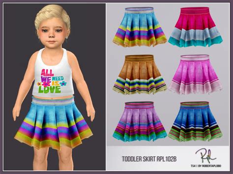 Toddler Skirt Rpl102b The Sims 4 Catalog