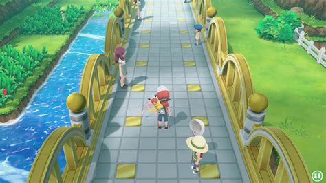 Pikachu sits on the player's shoulder while eevee sits on their head. Pokemon Let's Go Pikachu & Eevee Walkthrough | Page 50 of ...