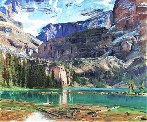 Lake Ohara Digital Remastered Edition Painting By John Singer Sargent