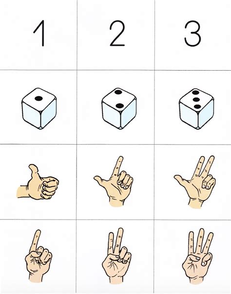 Cartes Nombres Divers Représentations Jusquà Trois Mathématiques