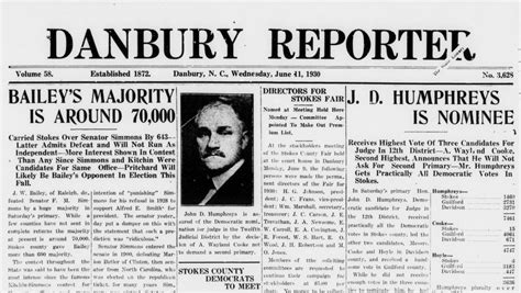 Stories from the bbc's correspondents. Now Online: The Danbury Reporter Newspaper · DigitalNC