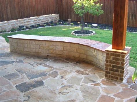 retaining-wall-with-bench-white-chopped-stone-bench-stone ...
