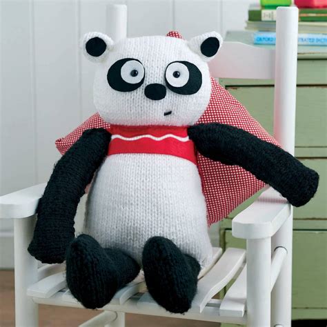 Big Panda Bear Knitting Kit By T Horse Knit Kits